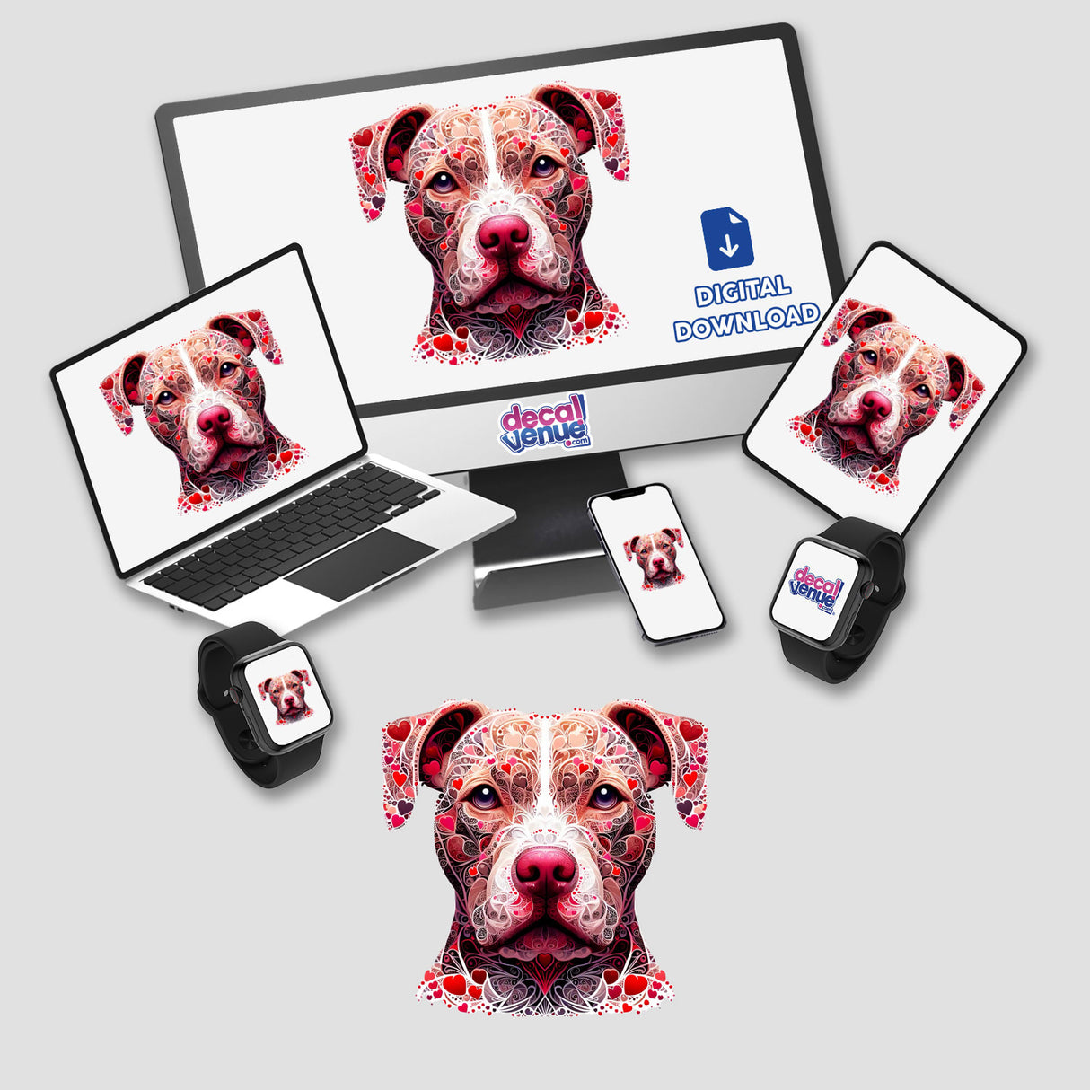 Queen of Hearts Pitbull