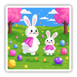 “Hunting with Mom” Easter bunnies