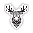 Moose black and white pattern