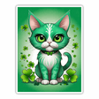 Green Cat St Patrick’s Day
