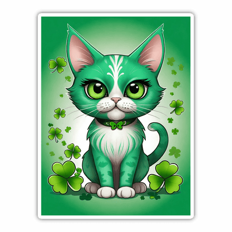 Green Cat St Patrick’s Day