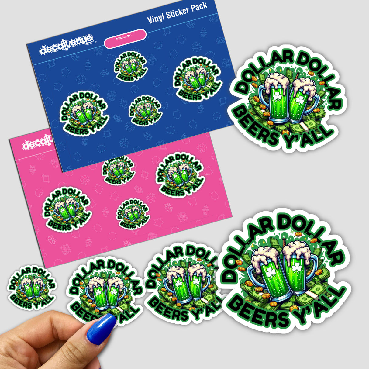 Dollar Dollar Bills Yall | St Patricks Day Hip Hop Quote Black