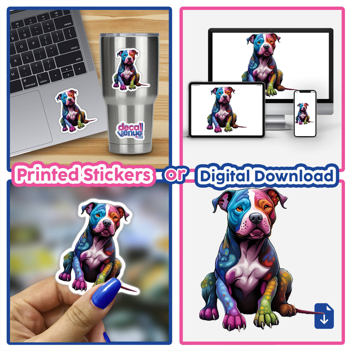 Color Patch Pitbull