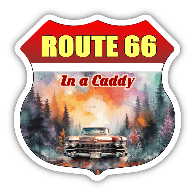 1959 Caddy on Route 66