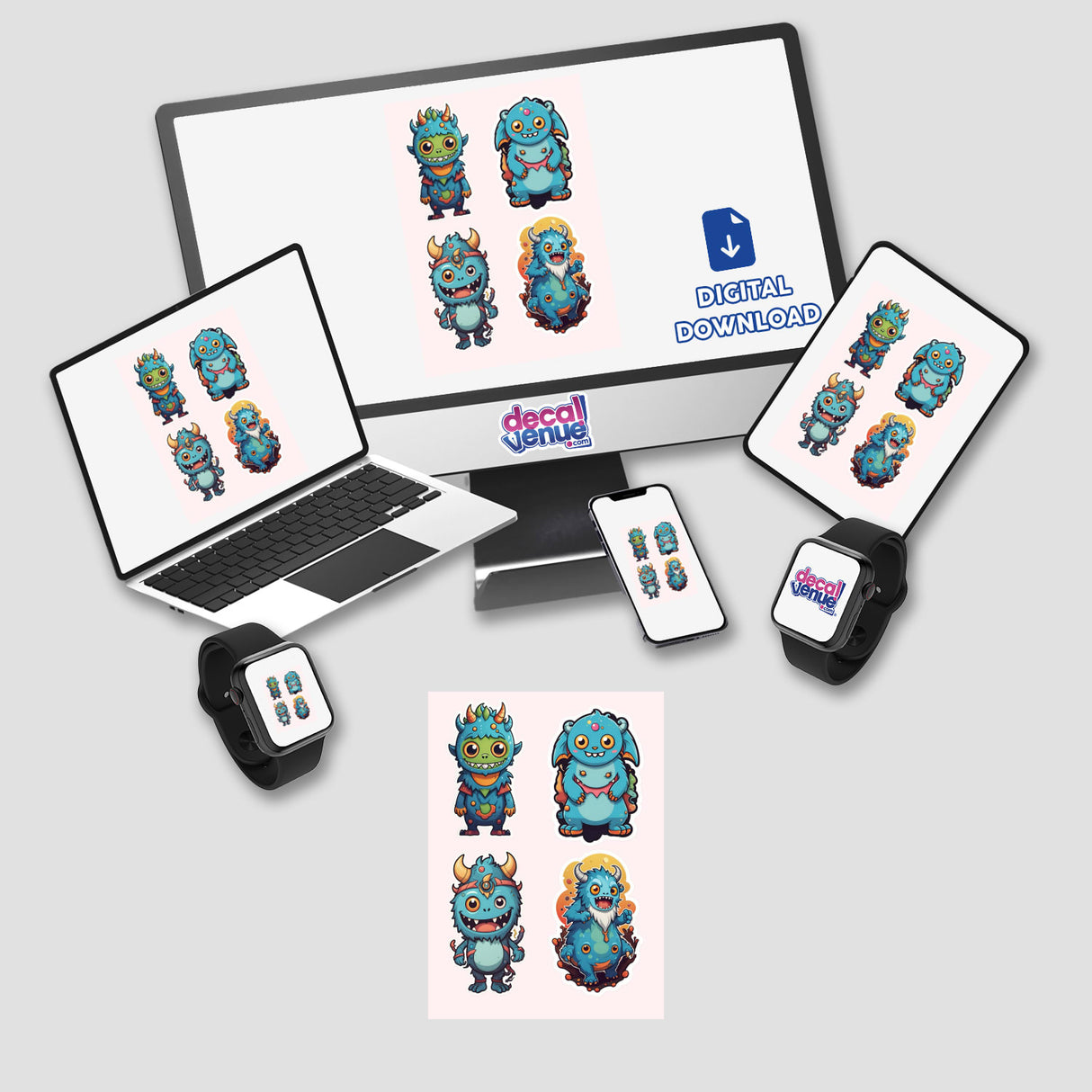 Little Monsters Stickers Pack 7