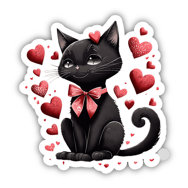 Black cat valentine