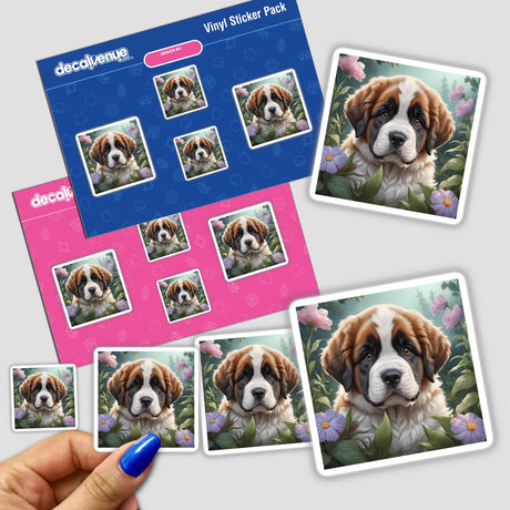 St. Bernard Dog Portrait