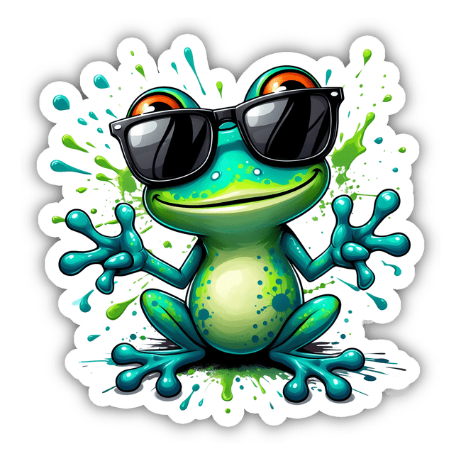 Splashy Cool Tree Frog