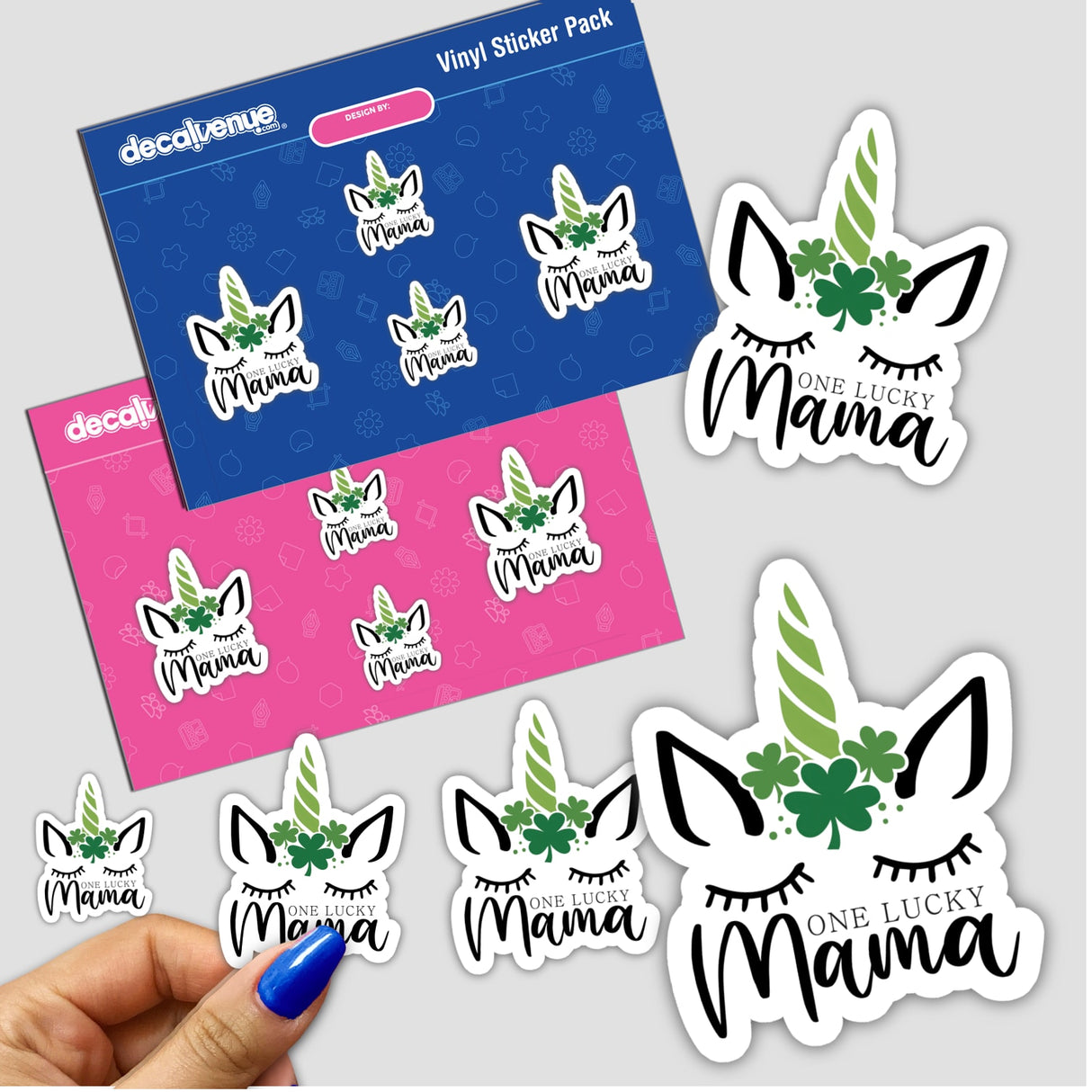 One Lucky Mama St Patrick's Day Sticker