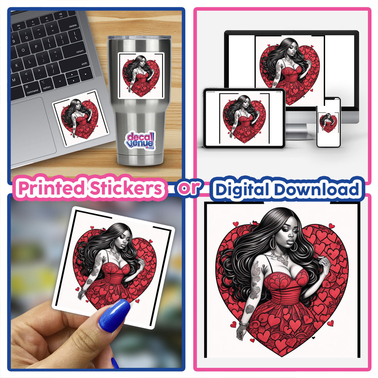 Valentine graphics