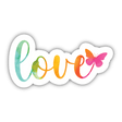Beautiful Love sticker with a butterfly