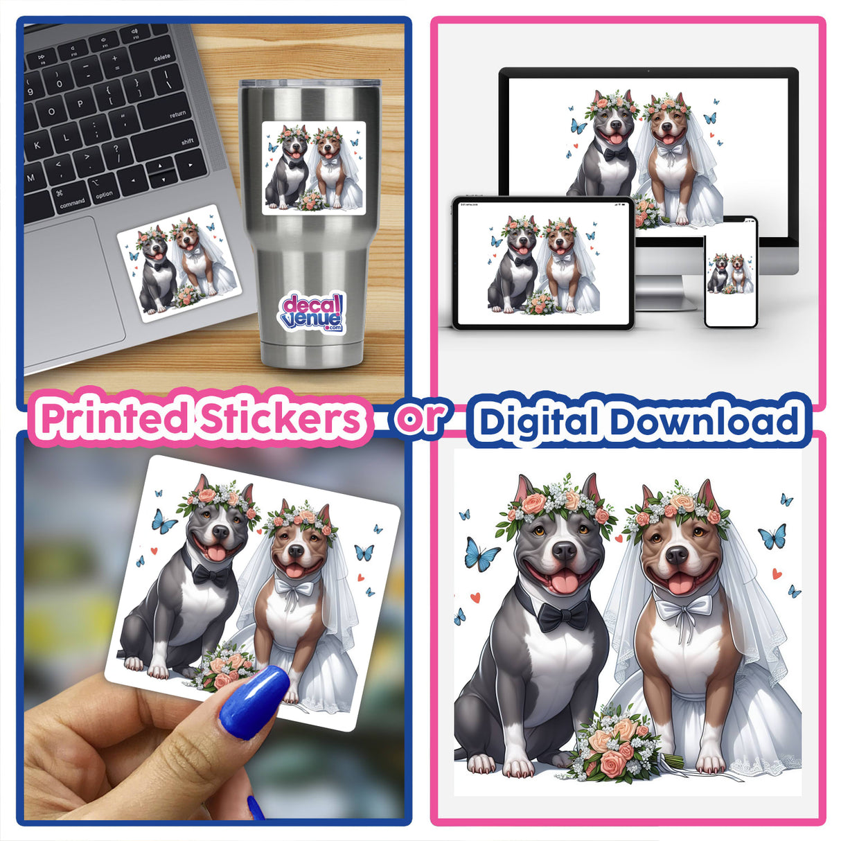 Bride and Groom Pitbulls II