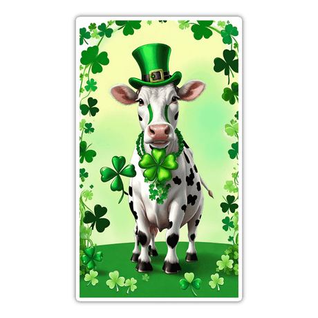 Cow Celebrating St. Patrick’s Day