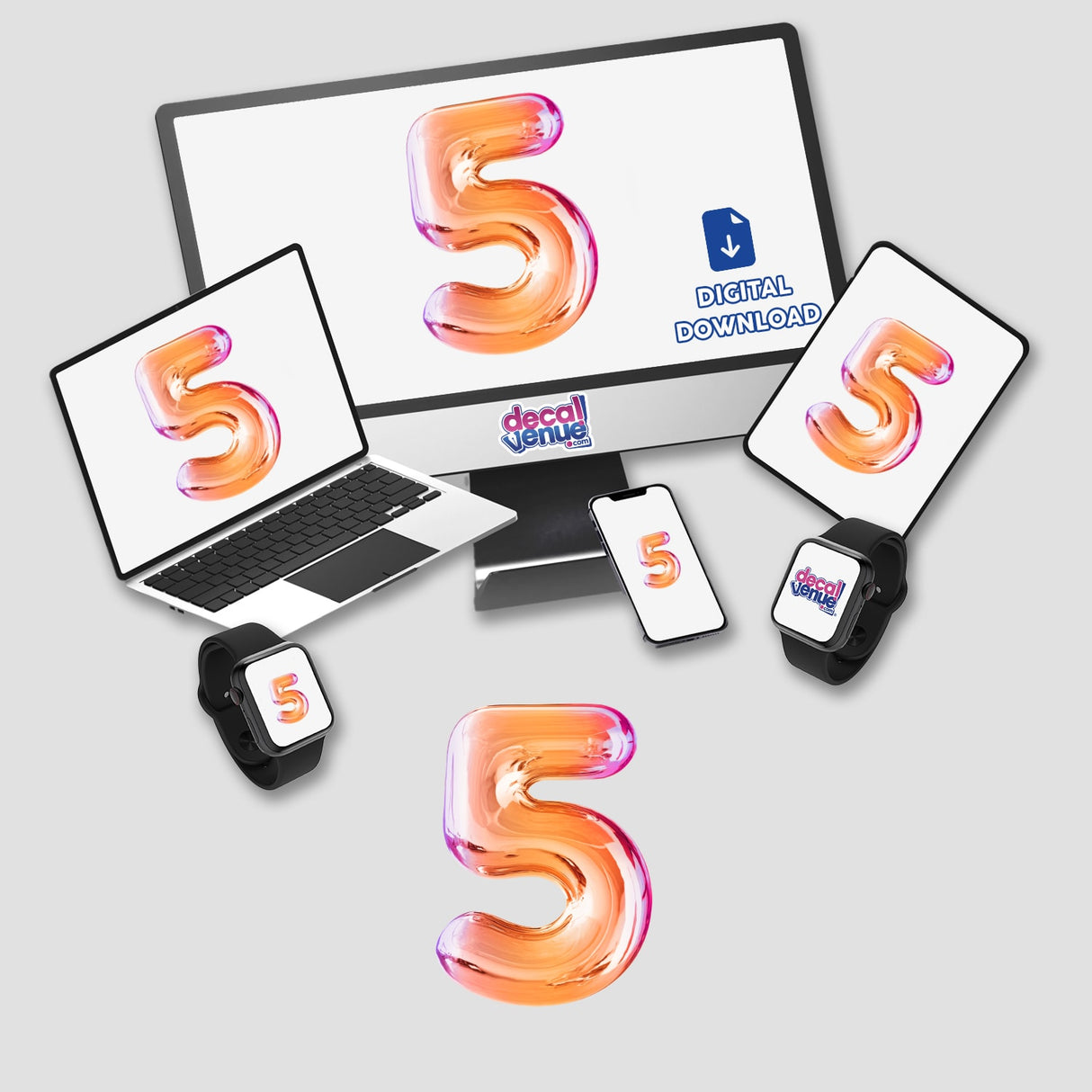 five, 5