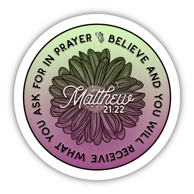 Matthew 21:22 Believe & You Will Receive