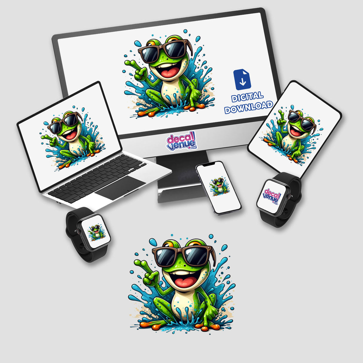 Water Splash Tree Frog