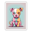 Colorful cartoon dog with adorable angry expression featured in the product image.