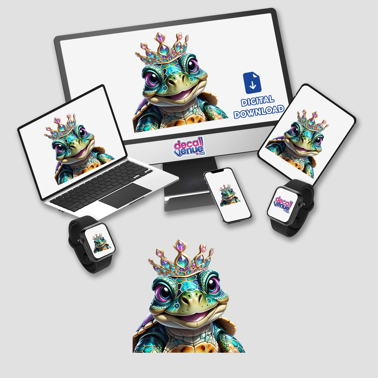 Crowned Smiling Turtle