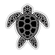 Green Sea Turtle Design - Black