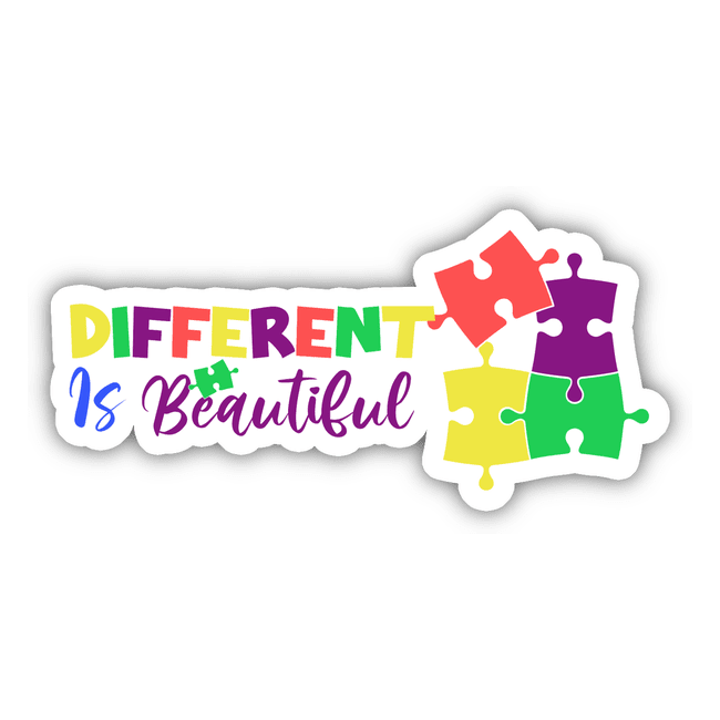 Different is Beautiful Sticker