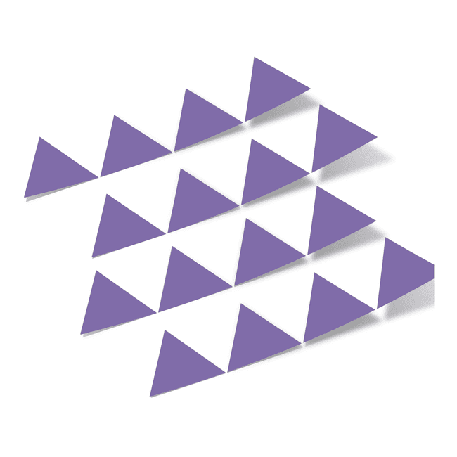Lavender Triangles Vinyl Wall Decals