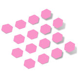 Pink Hexagon Vinyl Wall Decals