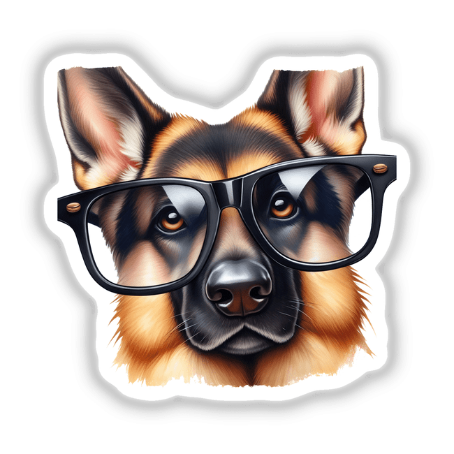 Studious German Shepherd Dog