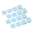Baby Blue Rounded Squares Vinyl Wall Decals