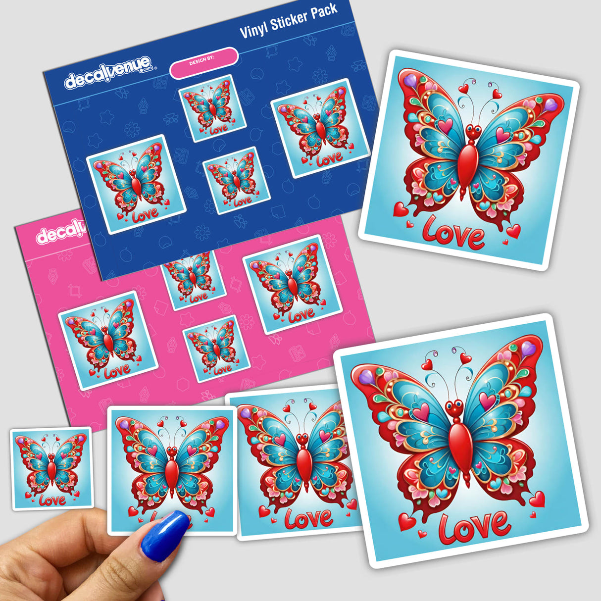Colorful Love Butterfly