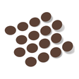 Chocolate Brown Polka Dot Circles Wall Decals
