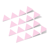 Baby Pink Triangles Vinyl Wall Decals