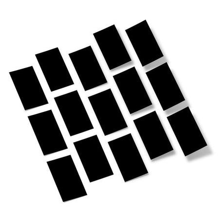 Black Rectangles Vinyl Wall Decals