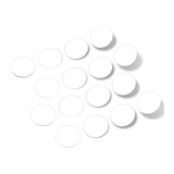 White Polka Dot Circles Wall Decals - Decorative vinyl stickers for customized wall art