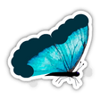 Translucent Blue Butterfly with Turquoise Spots