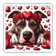 Pitbull with heart Headband