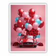 Car Bouquet of Balloons and Roses