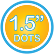 1.5 inch Polka Dot Circles Wall Decals from Decal Venue