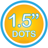 1.5 inch Polka Dot Circles Wall Decals from Decal Venue