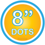 8 inch Polka Dot Circles Wall Decals | Polka Dot Circles | DecalVenue.com
