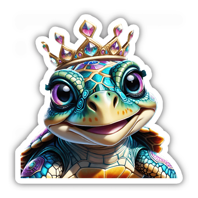 Princess Turtle Face w/ Lashes