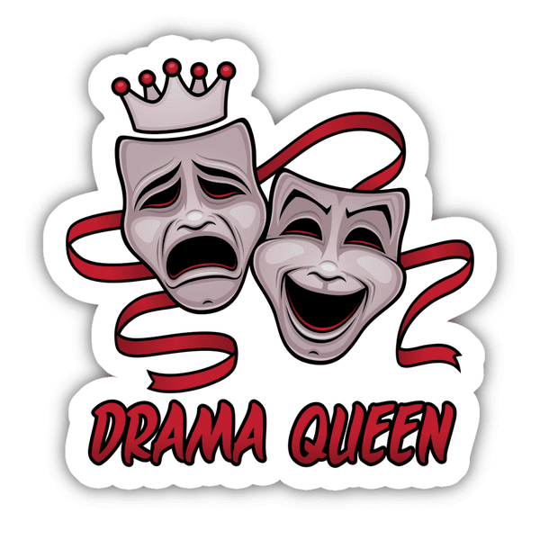 Drama Queen Comedy And Tragedy Theater Masks