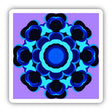 Centered Mandala Design w/Blue Middle + Purple Background ~ 2.13.24.1