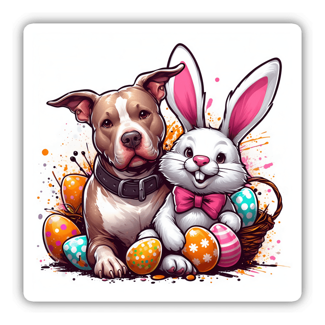 Pitbull and Bunny Buddies