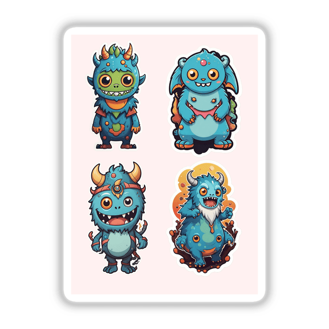 Little Monsters Stickers Pack 7