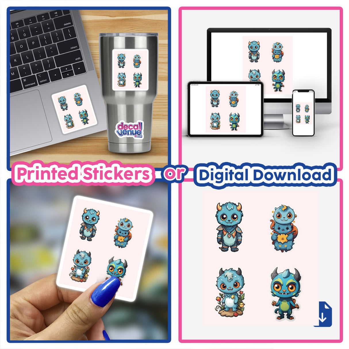 Little Monsters Stickers Pack 11