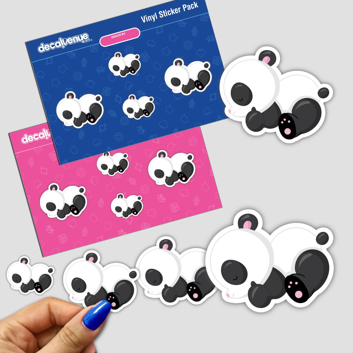 Cute Sleeping Panda Sticker