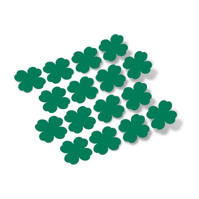 Green Shamrock Vinyl Wall Decals