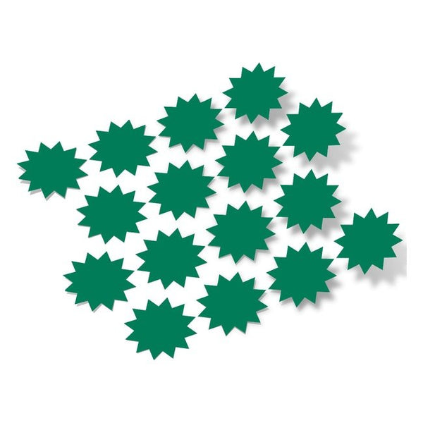 Green Starburst Vinyl Wall Decals star burst