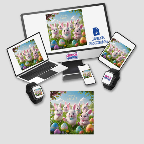 Happy Easter: Bunnies & Blooms