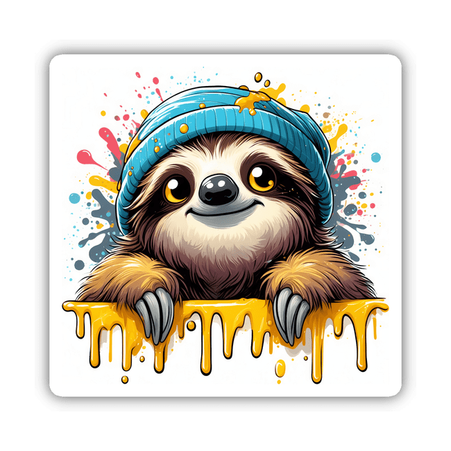 Splash of Color Sloth